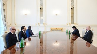 İlham Əliyev &ldquo;Zayed İnsan Qardaşlığı Mükafatı&rdquo; ilə bağlı nümayəndə heyətini qəbul etdi - FOTO/VİDEO