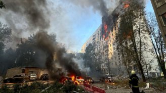 Rusiya Zaporojyeyə 300 dronla hücum etdi - Ölən və yaralananlar var - VİDEO