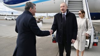 Prezident və birinci xanım Almaniyada səfərdədir &ndash; FOTO/VİDEO