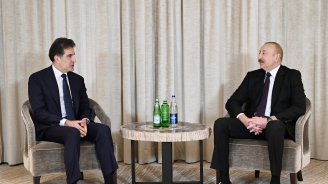 İlham Əliyev Neçirvan Bərzani ilə görüşdü &ndash; FOTO/VİDEO