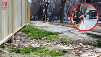 Piyadalar üçün təhlükə, sürücülər üçün RİSK &ndash; Yasamalda illərdir həllini tapmayan səki dramı &ndash; VİDEO