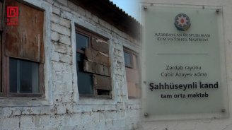 Şagirdlər TƏHLÜKƏDƏ &ndash; Döşəməsi çökmüş, sanitar qovşağı uçmuş məktəb niyə TƏMİR OLUNMUR? &ndash; VİDEO