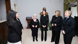 Mehriban Əliyeva Tbilisidə Azərbaycan Mədəniyyəti Muzeyində - FOTO