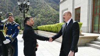 Zelenski Azərbaycana GƏLDİ &ndash; FOTO/VİDEO