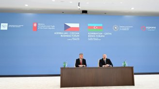 Qəbələdə Azərbaycan-Çexiya biznes-forumu keçirildi - FOTO