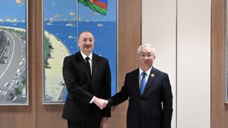 İlham Əliyev Çin Dövlət Şurasının Baş nazirinin müavinini qəbul etdi - FOTO