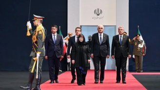 Sahibə Qafarovanın Xameneinin vida mərasimində iştirakı ilə bağlı MƏLUMAT - FOTO