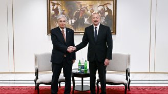 Prezidentin Bişkekdə Tokayev ilə GÖRÜŞÜ KEÇİRİLDİ - FOTO/VİDEO