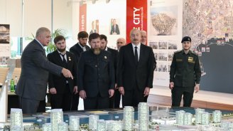 İlham Əliyev və Ramzan Kadırov &ldquo;Bakı Ağ Şəhər&rdquo;də - FOTO/VİDEO