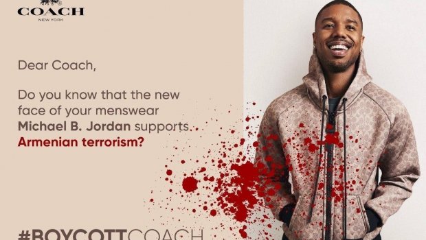COACH firmasının siması olan  Michael B. Cordan erməni terrorunu dəstəkləyir