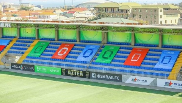 İşğal altında olan rayonların adları “ASCO Arena” stadionunda