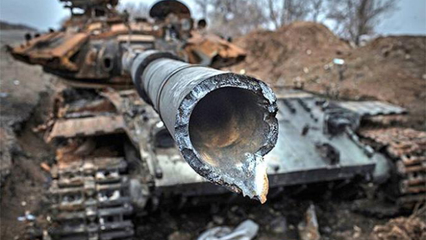 Düşmənin hərbi texnikası məhv edildi