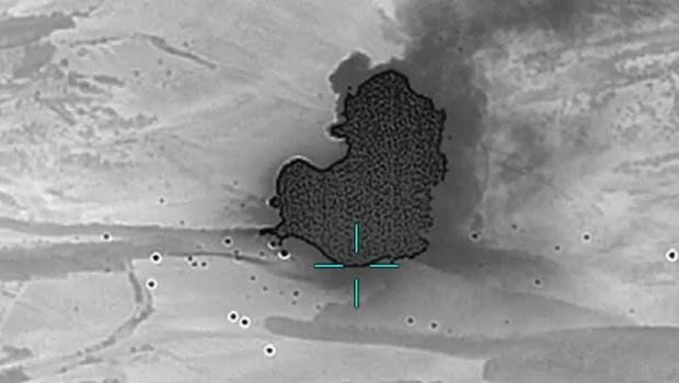 Düşmənin raket- artilleriya silahları anbarı məhv edilib 