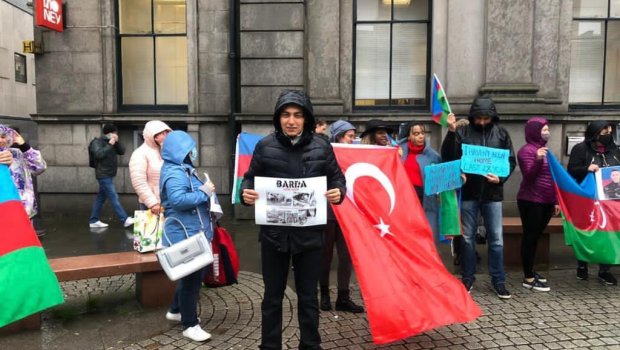 Şotlandiyada Erməni terroruna qarşı AKSİYA