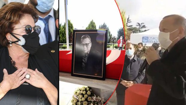 Ərdoğan Məsud Yılmazın vida mərasimində iştirak edib