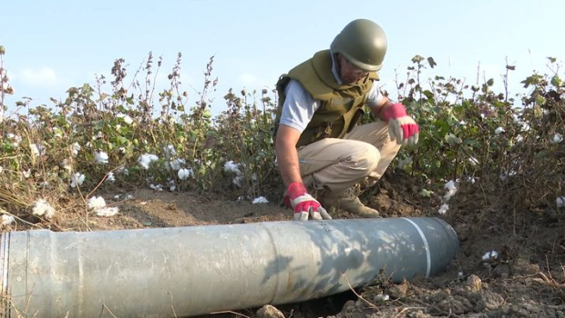 Ağcabədiyə atılan “Smerç” zərərsizləşdirildi