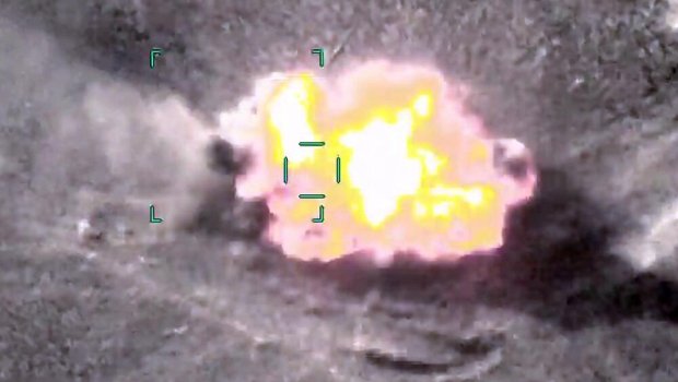 Düşmənin atış nöqtələrinə zərbələr endirilib – VİDEO