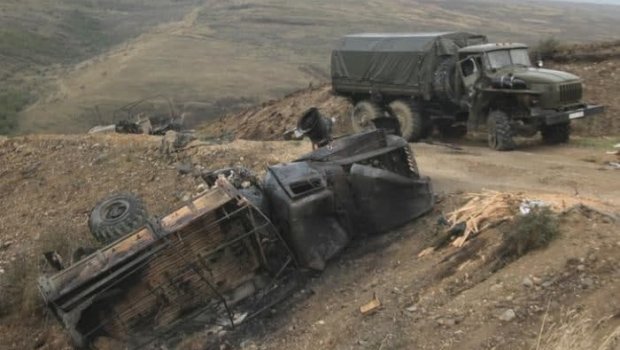 Qubadlı-Laçın istiqamətində düşmən mövqeləri ataraq qaçdı