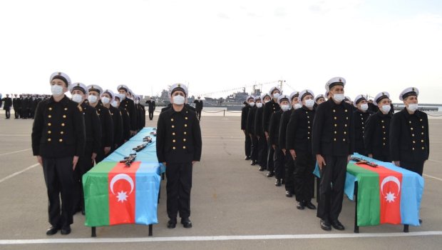 Hərbi Dəniz Qüvvələrində andiçmə mərasimi keçirilib