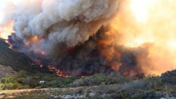 Ermənilər Ağdamda yanğınlar törədir - VİDEO