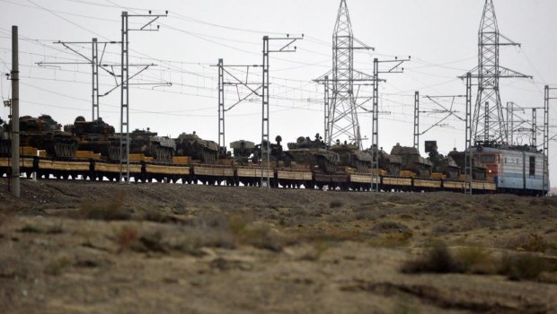 Ermənistanın hərbi texnikası Bakıya gətirilib - FOTO