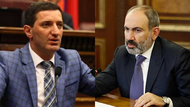 Petrosyan Paşinyana səsləndi: “Komandana töhmət ver”