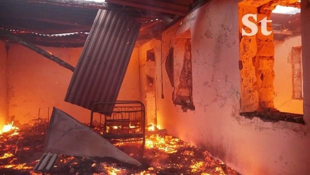 Erməni vandalizmi yenə özünü göstərdi: Bu dəfə Laçını yandırırlar - FOTO