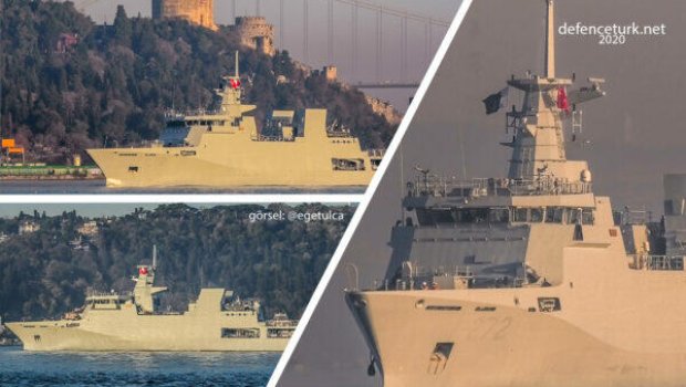 Pakistan gəmisində Türkiyə bayrağı dalğalanıb