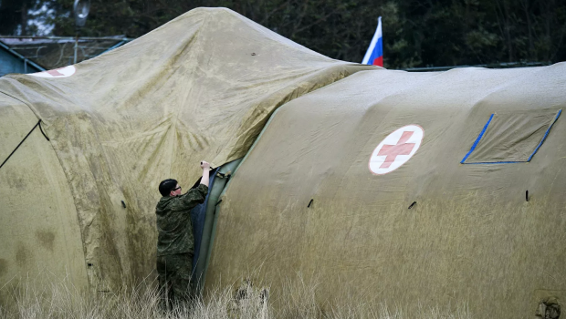 Xankəndində Rusiyanın Xüsusi Təyinatlı Tibbi Hissəsi fəaliyyətə başlayıb