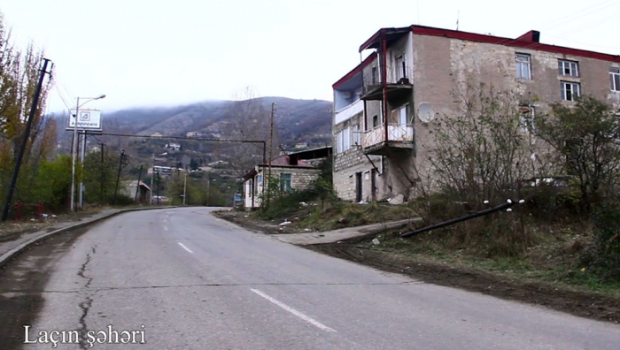 Laçın şəhərinin görüntüləri - VİDEO