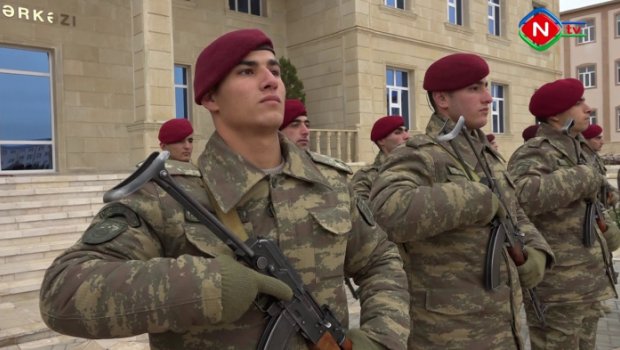 Şəhidlərin xatirəsi Naxçıvan Qarnizonunda da anıldı