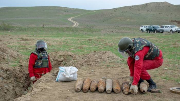 ANAMA 102 mina və partlamamış hərbi sursat zərərsizləşdirdi