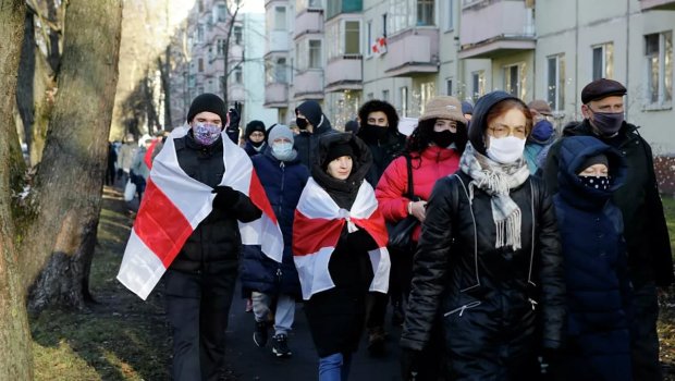 Belarusdakı aksiyalarda 344 nəfər saxlanıldı