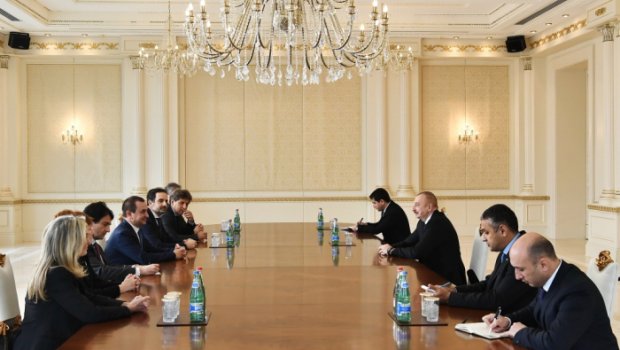 Prezident İtaliya nümayəndə heyətini qəbul etdi - YENİLƏNİB