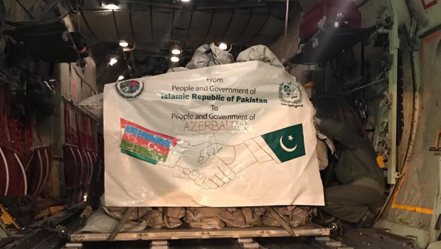 Pakistan Azərbaycana humanitar yardım göstərdi