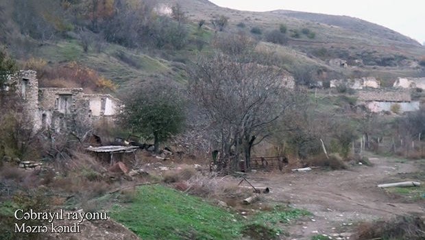 Cəbrayılın Məzrə kəndinin görüntüləri - VİDEO