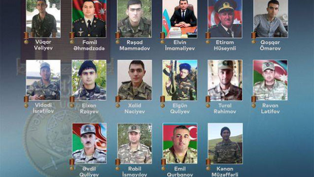 Prezidentin təltif etdiyi şəhid müəllimlər - FOTO