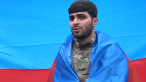 Qarabağ şəhidinin qazi oğlu evlərinə qayıtdı - FOTO