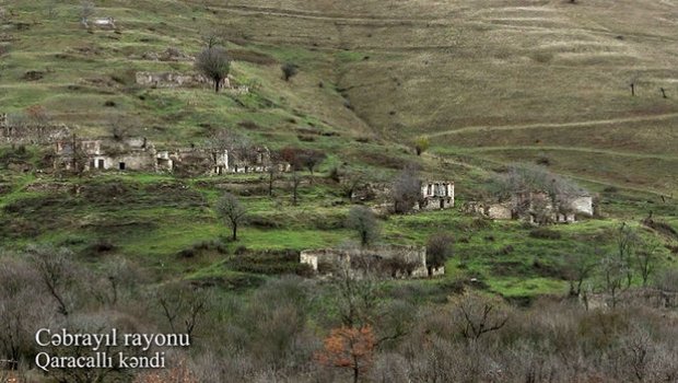 İşğaldan azad edilmiş Cəbrayılın daha bir kəndindən görüntülər - VİDEO