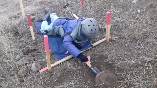 Ağdamda 27 ədəd minaatan mərmisi tapıldı - FOTO