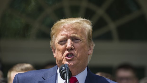 Tramp etirazçılara müraciət etdi - FOTO