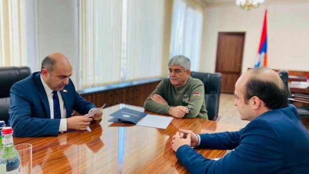 Erməni deputatların icazəsiz Xankəndi səfəri - FOTO