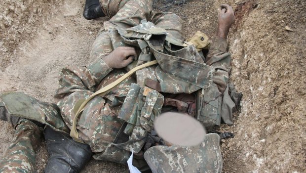 Hadrutda 10 erməni hərbçisinin meyiti tapıldı