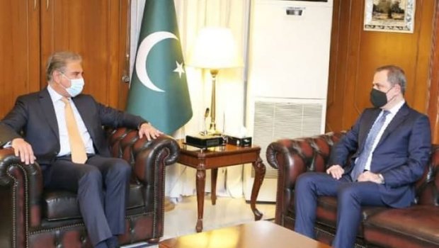 Ceyhun Bayramov Pakistanlı həmkarı ilə görüşdü - FOTO