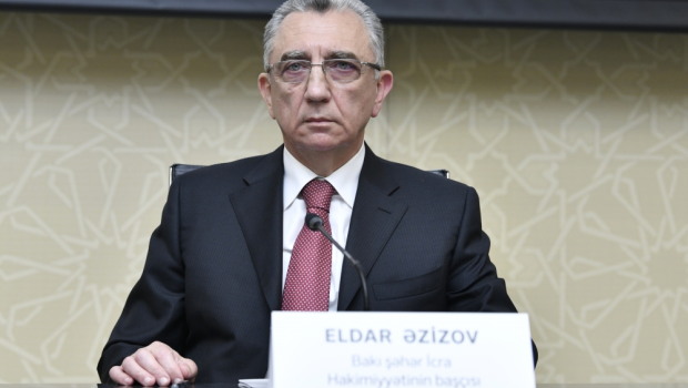 Eldar Əzizov sürüşmə ərazisinə gəldi