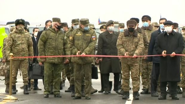 Türkiyə Rusiya Qarabağda birlikdə - Tarixi an - VİDEO