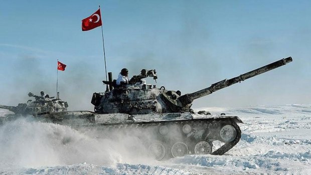 Azərbaycan və Türkiyə hərbçilərinin birgə təlimi davam edir - Qarsdan videogörüntülər 