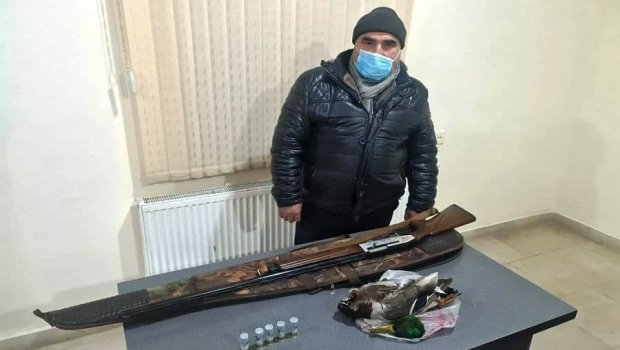 Siyəzəndə qanunsuz ovçunu tutdular