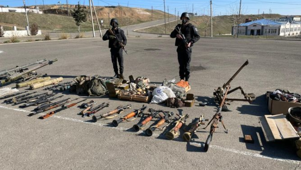 Cəbrayılda ermənilərin atıb qaçdığı silah-sursat aşkarlandı - FOTO