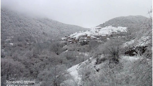 Xocavəndin Ağdam kəndindən videogörüntülər